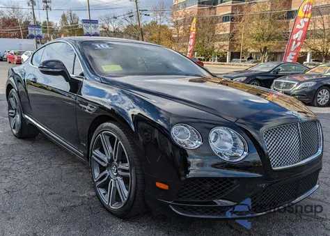 2016 Bentley Continental Gt from USA, damaged, VIN SCBFU7ZA9GC050989